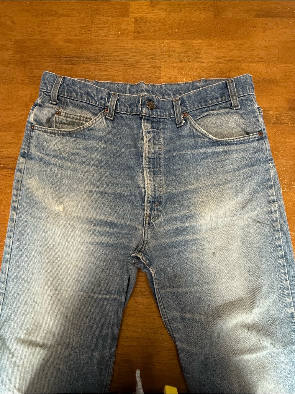Levi's Light Blue 517 Boot Cut Men’s Jeans - Picture 4 of 13